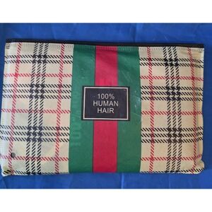 Afihond Human Hair. 18 inch Long Bulk 100g Natural Color #4P27